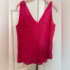 Banana Republic silk pink top sz 2